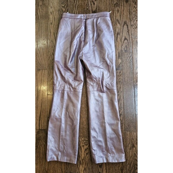 Max Nugus Haute Couture Ladies Pant Suit M/ 32" Metallic Purple Faux Snake Skin - Picture 11 of 16